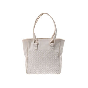 Bottega Veneta Intrecciato handbag white leather